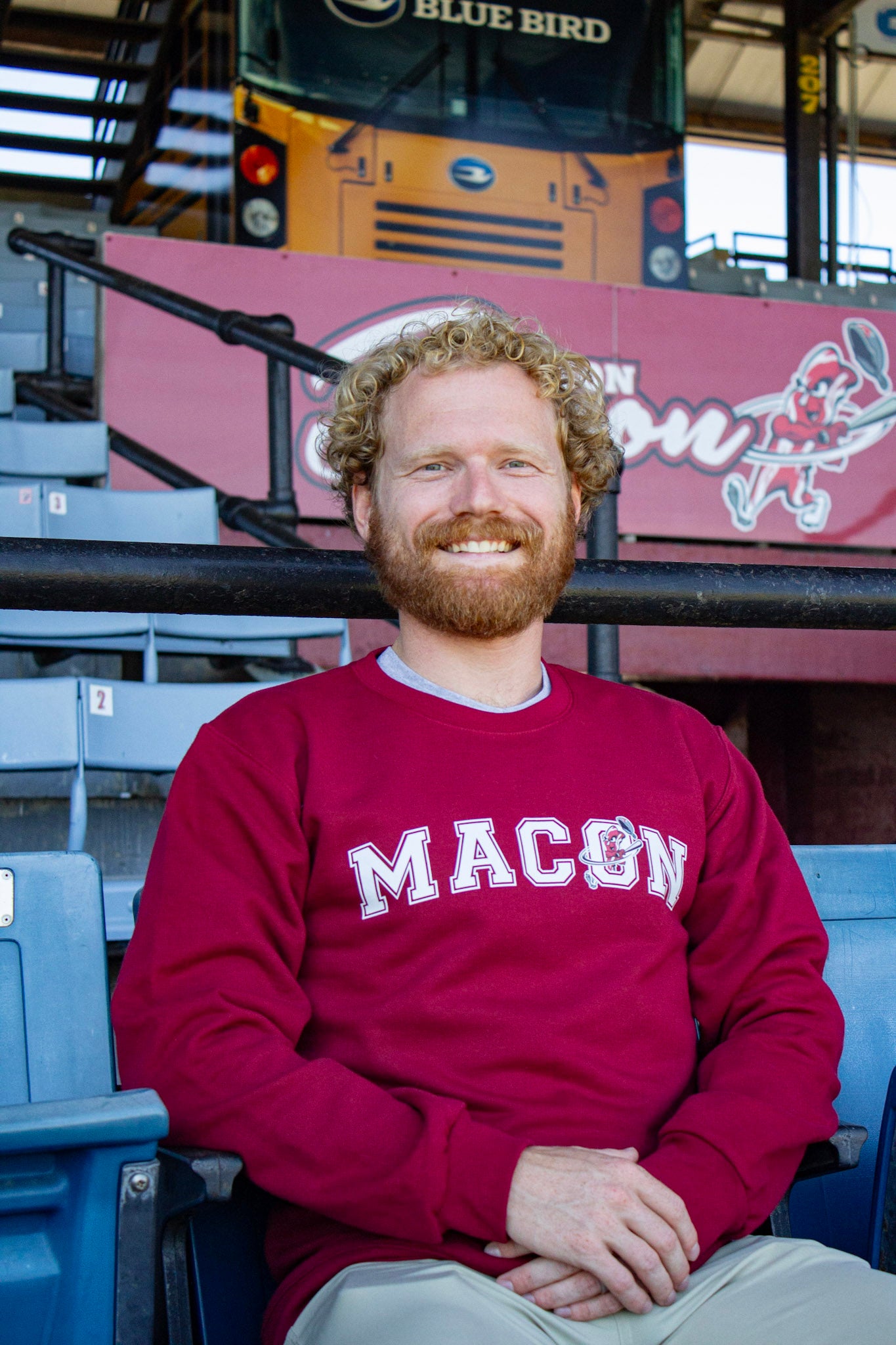 Maroon Fall Line Crewneck