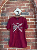 Bat Shirt Maroon