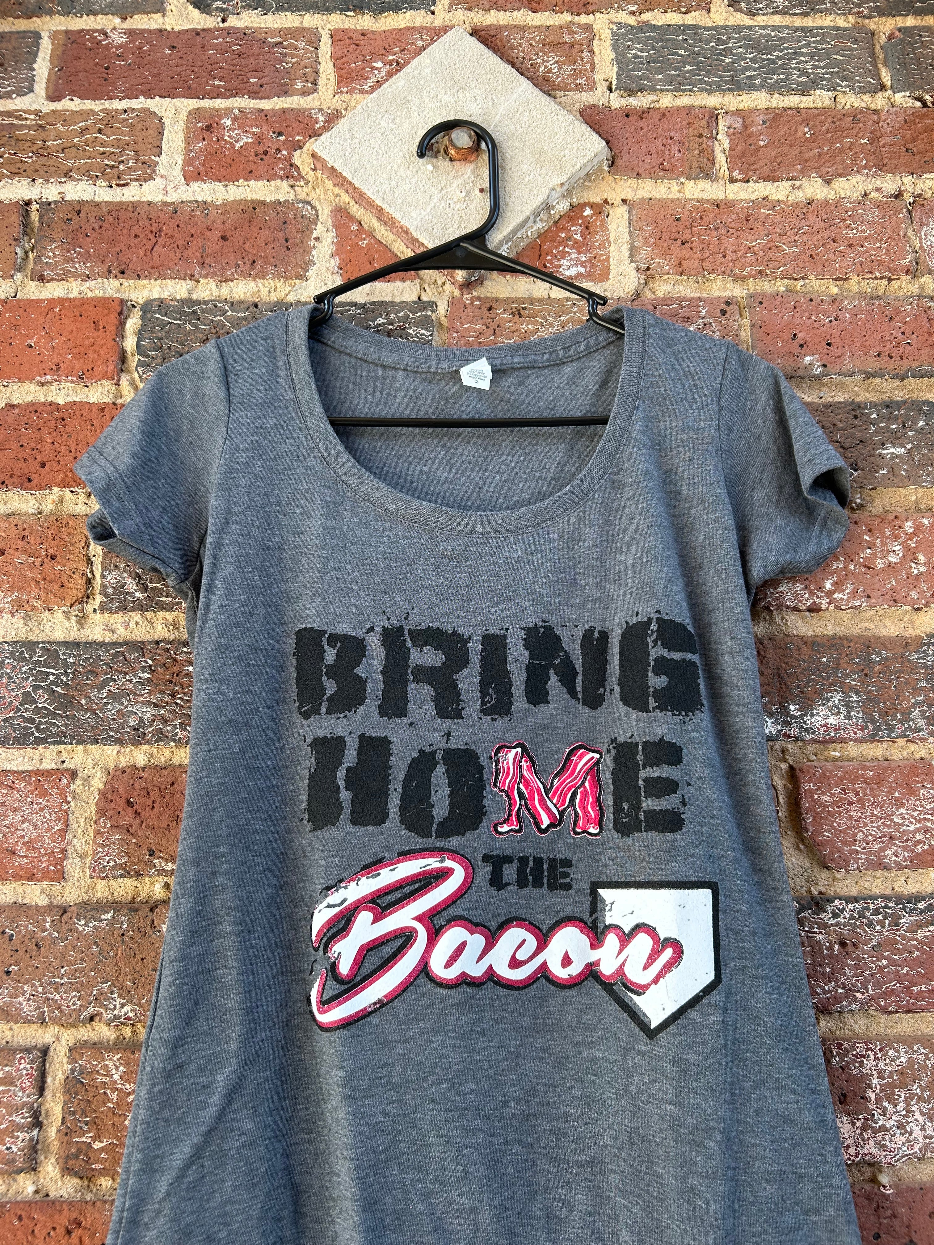 Macon Bacon Bring Home the Bacon t-shirt Women's