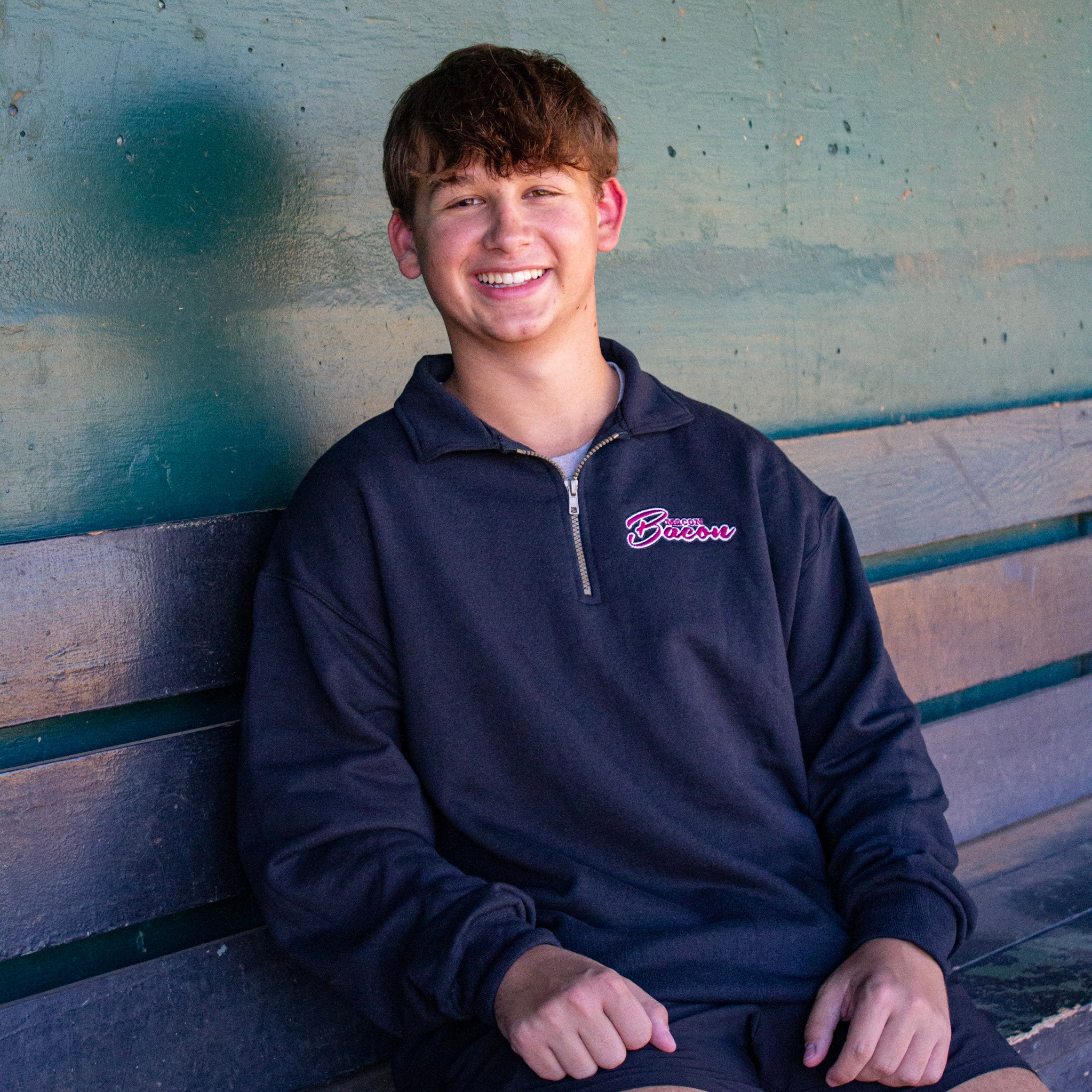 Black Fall Line Quarter Zip