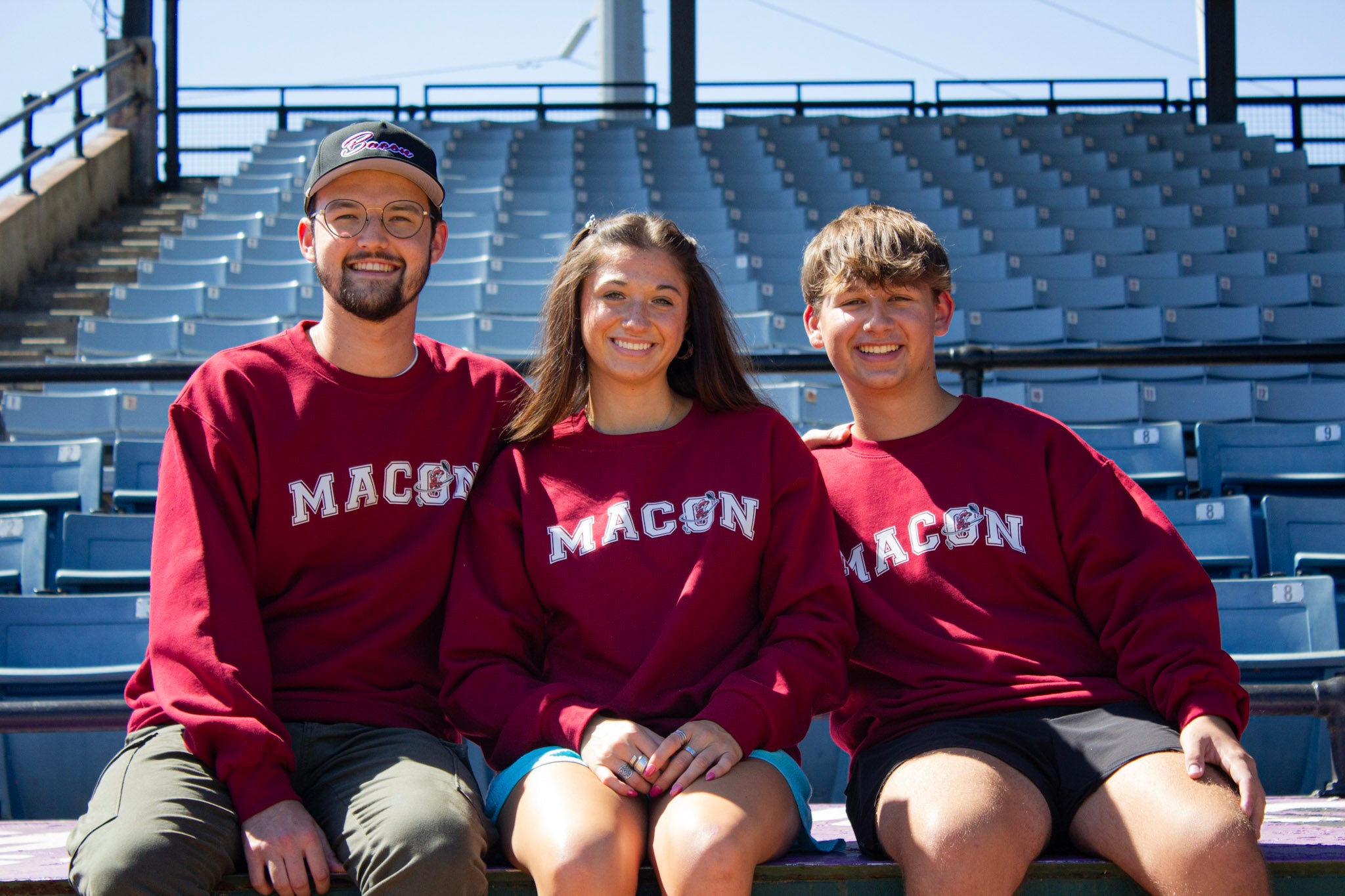 Maroon Fall Line Crewneck