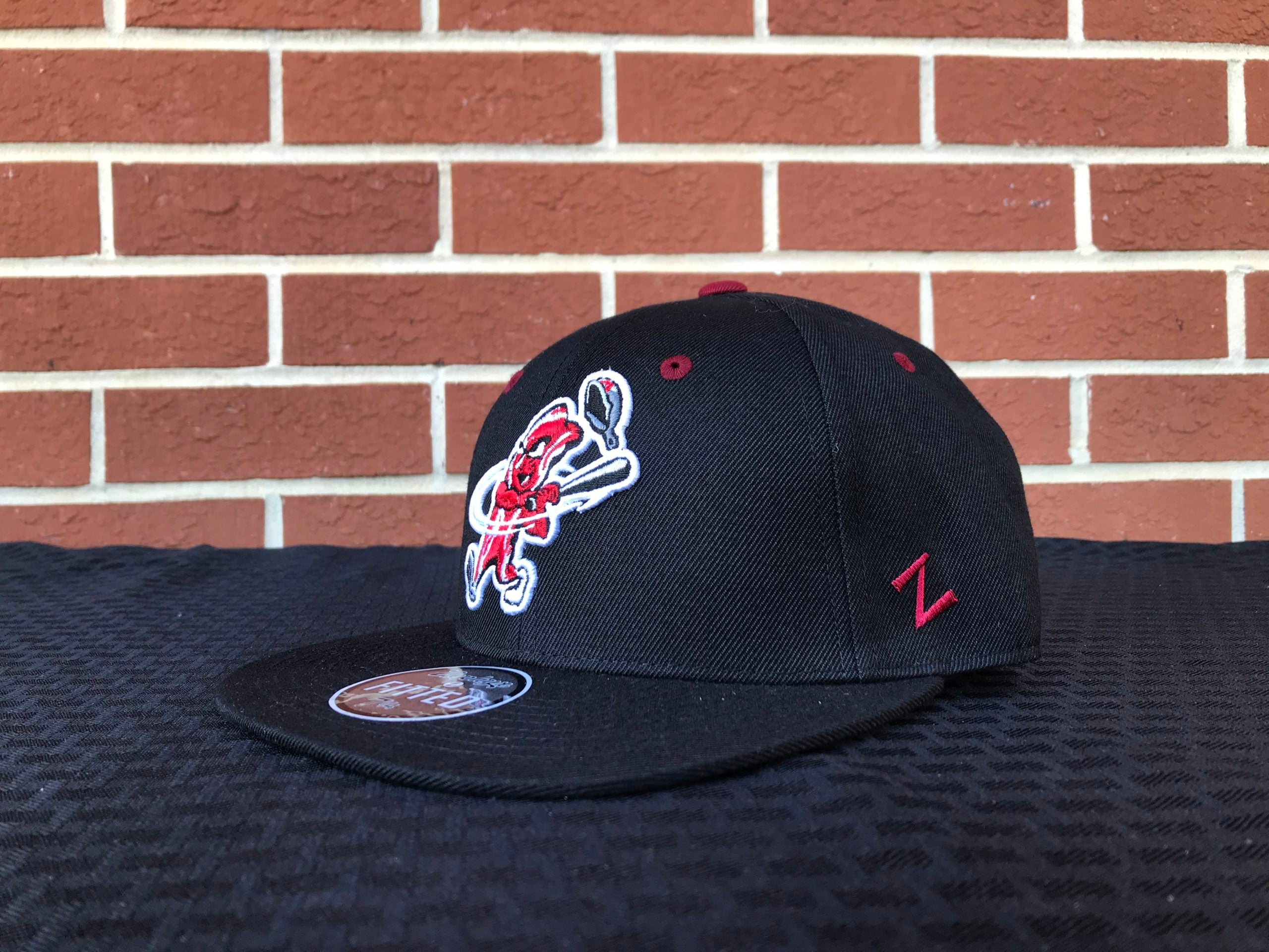 Macon Bacon Fitted Game Hat - Black