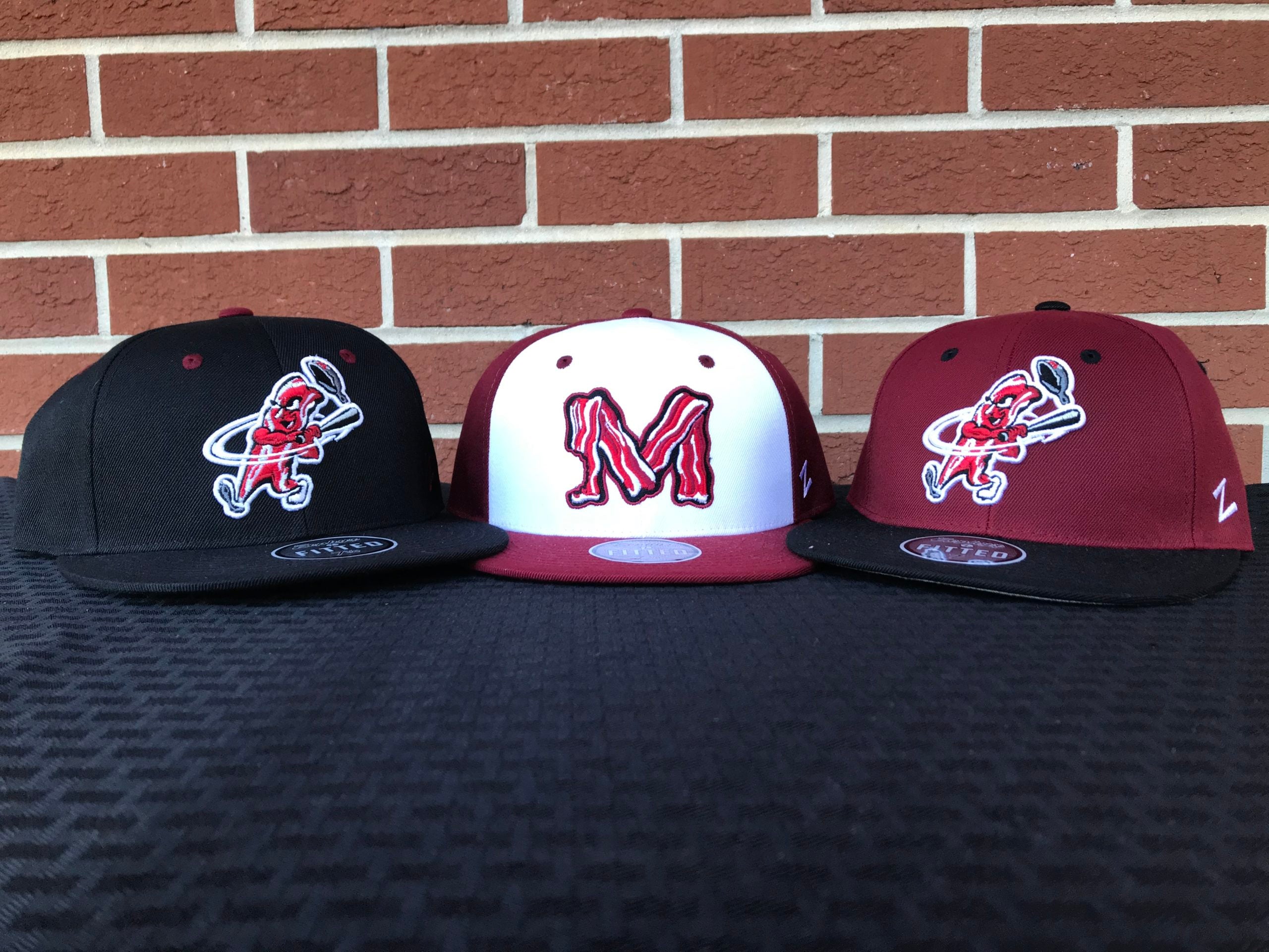 Macon Bacon Fitted Game Hat - Black