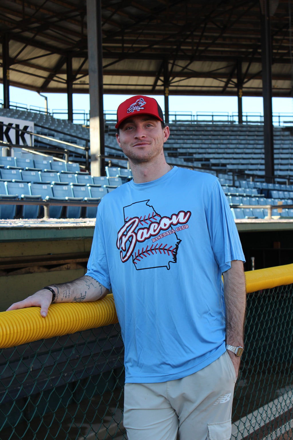 Georgia Bacon Baseball Dri-Fit T-Shirt