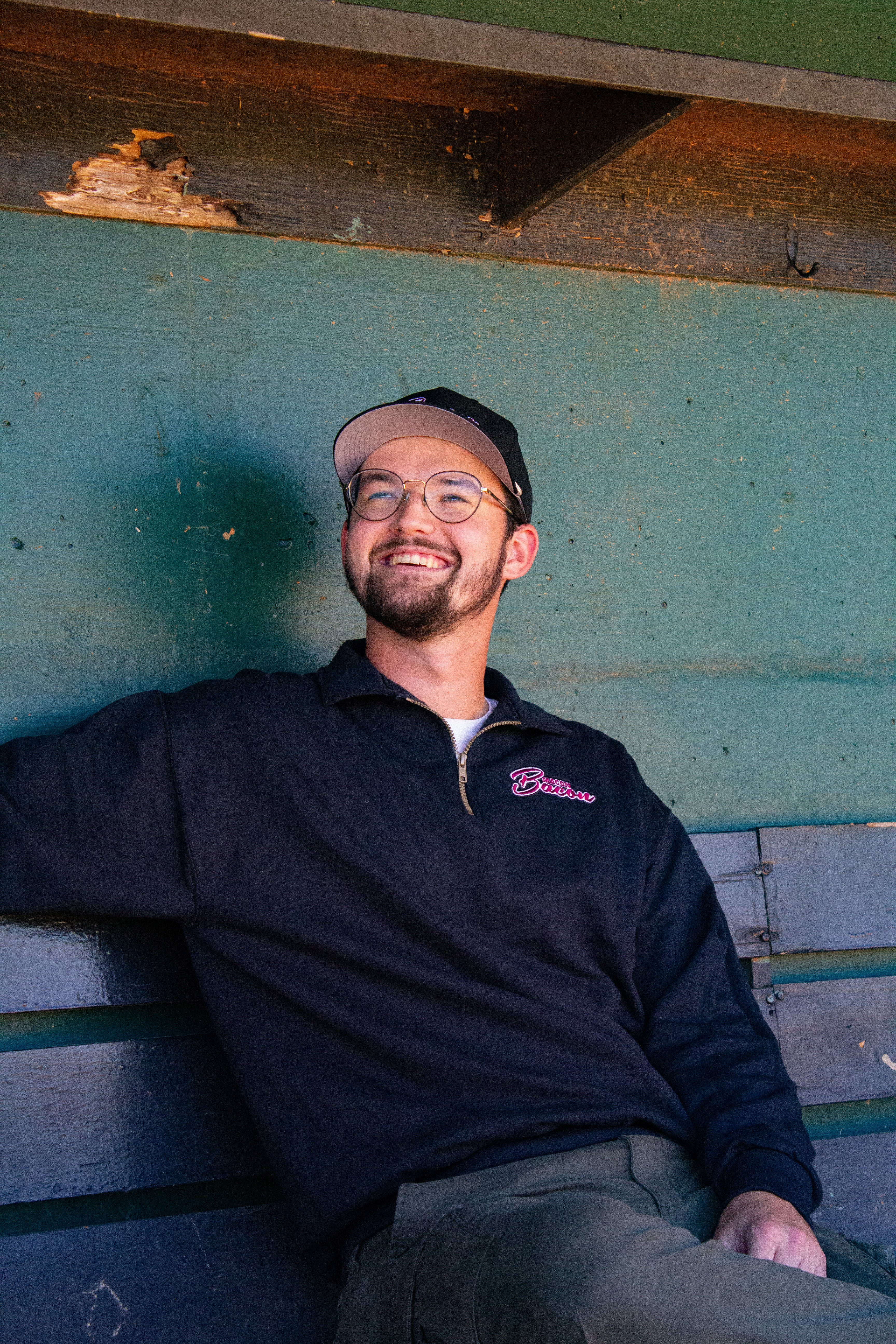 Black Fall Line Quarter Zip