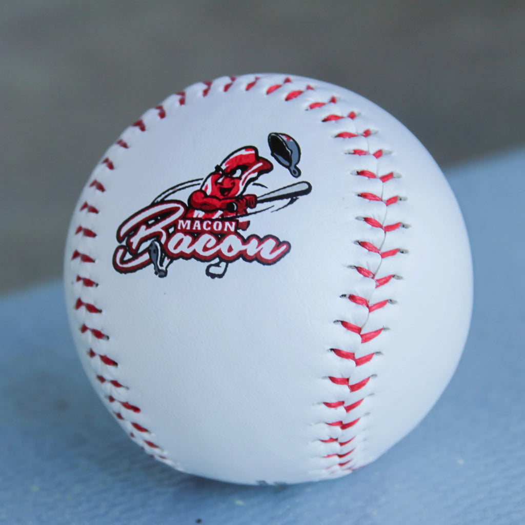 Macon Bacon Primary Logo Baseball
