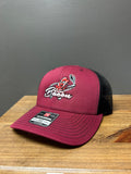 Maroon Netted Bacon Man Richardson Hat
