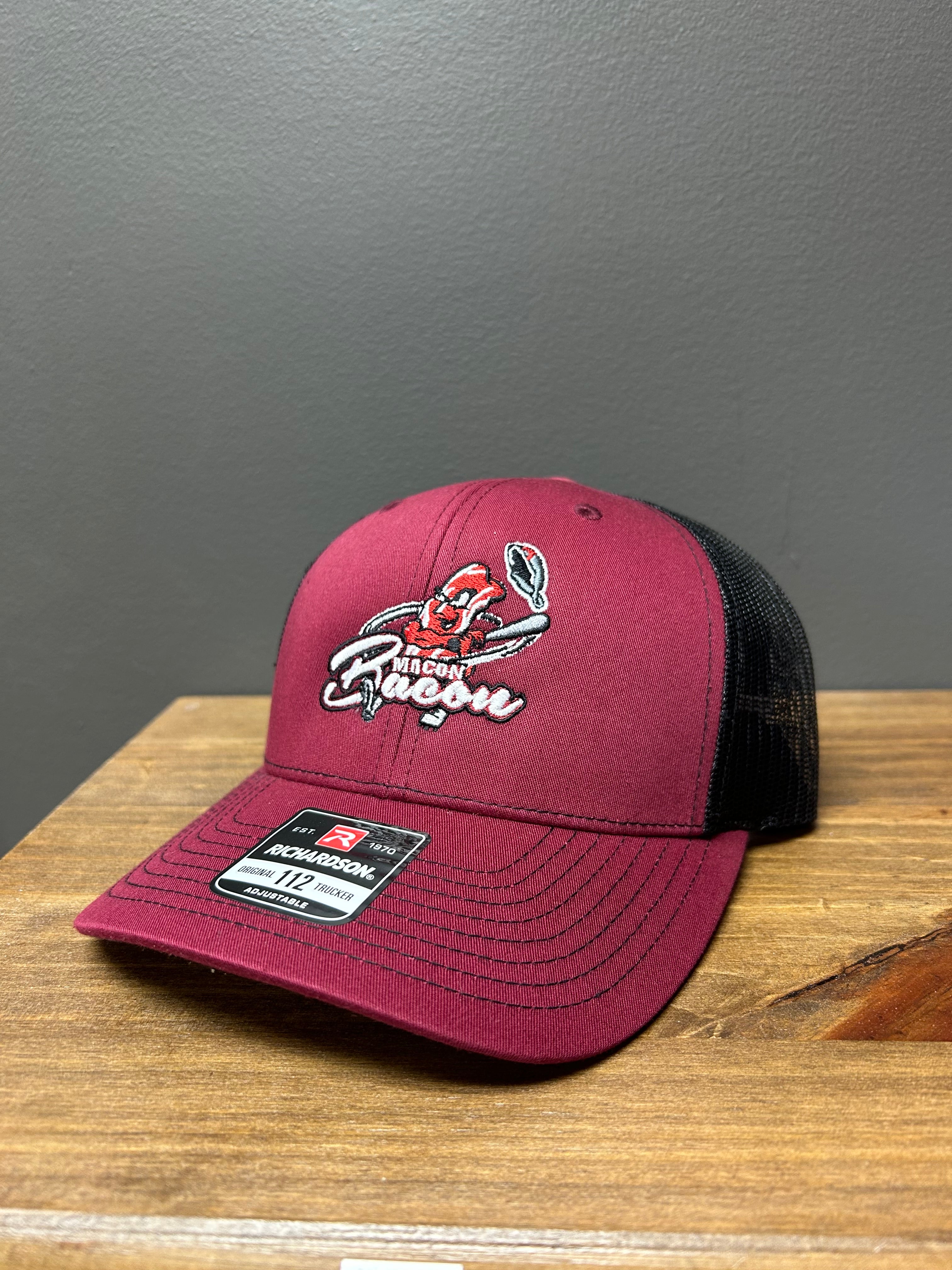 Maroon Netted Bacon Man Richardson Hat