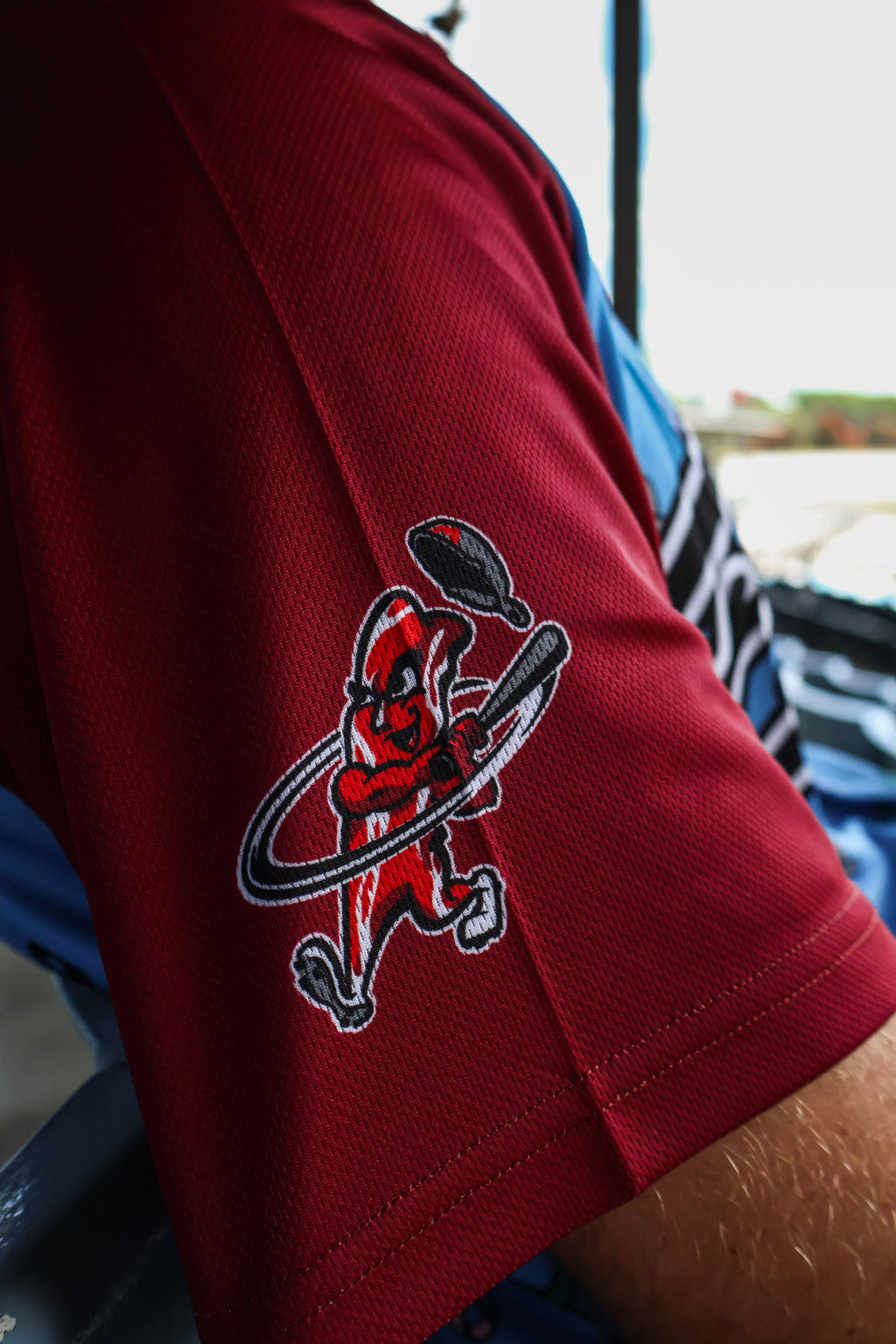 Blue 2026 Strike Out Cancer Game Worn Jersey