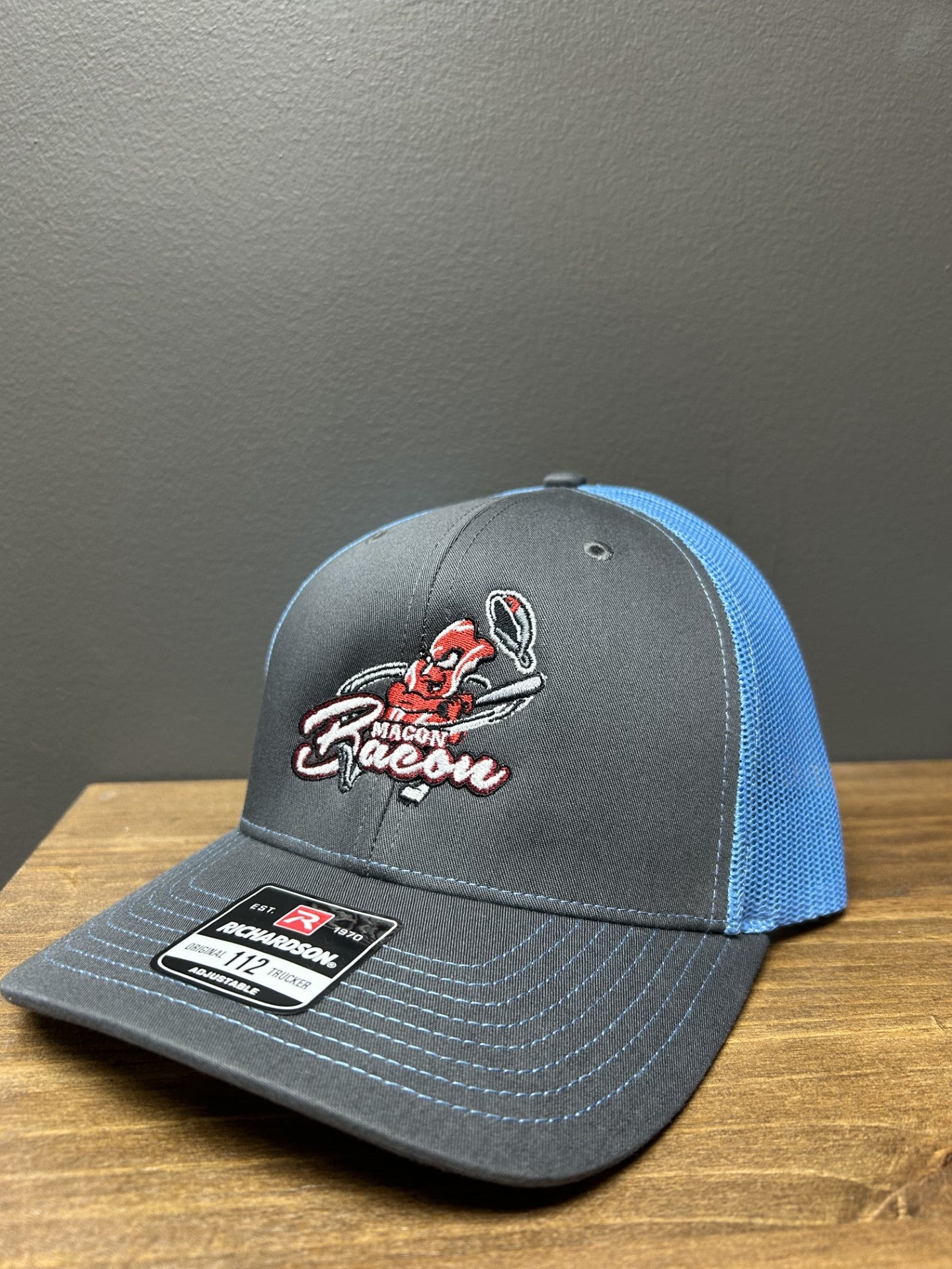 Blue Netted Bacon Man Richardson Hat