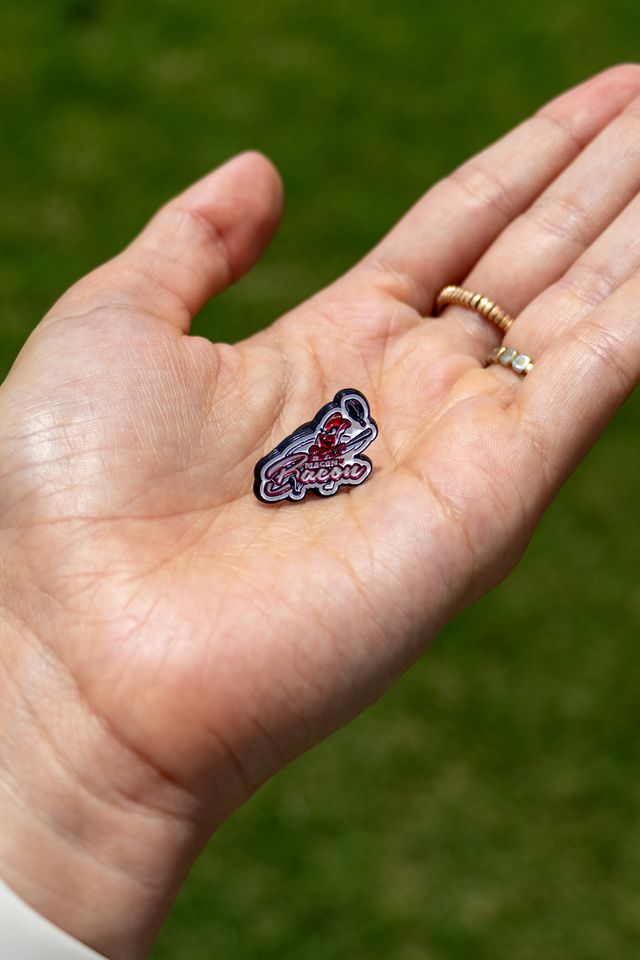 Macon Bacon Logo Pin